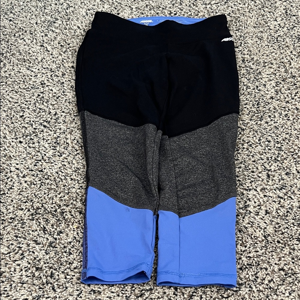 Avia Leggings - Black, Gray, and Blue
